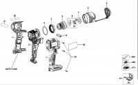 DeWalt DCF890-GB Impact Wrench TYPE 1 Spare Parts